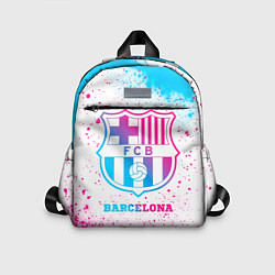 Детский рюкзак Barcelona neon gradient style