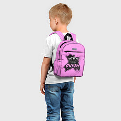 Детский рюкзак Королева - корона, цвет: 3D-принт — фото 2