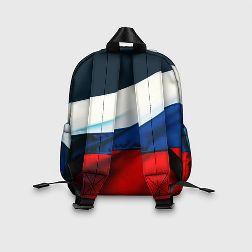 Детский рюкзак Блондинка с косами - флаг России / 3D-принт – фото 2