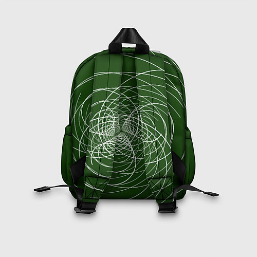 Детский рюкзак Контурные вихри / 3D-принт – фото 2
