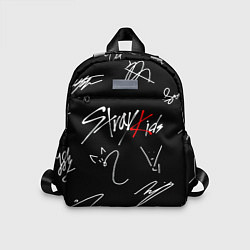 Детский рюкзак Stray kids автографы лого