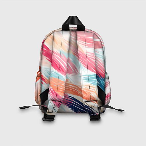 Детский рюкзак Мазки кистью акварельные / 3D-принт – фото 2