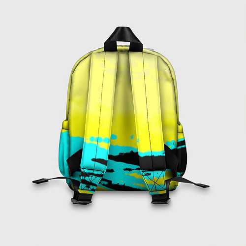 Детский рюкзак Nirvana краски кислотные / 3D-принт – фото 2