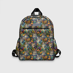 Детский рюкзак Волчий паттерн, цвет: 3D-принт