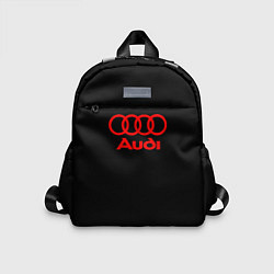 Детский рюкзак Audi red logo, цвет: 3D-принт