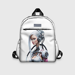 Детский рюкзак Cyber warrior Barbie - ai art fantasy, цвет: 3D-принт