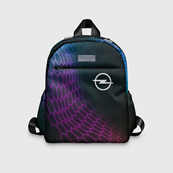 Детский рюкзак Opel neon hexagon, цвет: 3D-принт