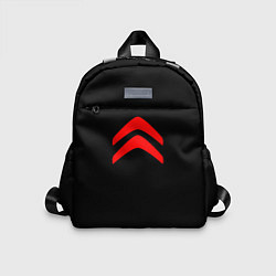 Детский рюкзак Citroen logo red, цвет: 3D-принт