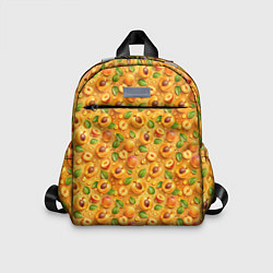 Детский рюкзак Сочные абрикосы паттерн, цвет: 3D-принт