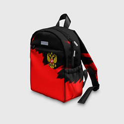 Детский рюкзак Россия красные краски, цвет: 3D-принт — фото 2