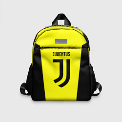 Детский рюкзак Juventus sport geometry yellow, цвет: 3D-принт