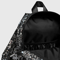 Детский рюкзак Тёмный серо-коричневый текстурированный, цвет: 3D-принт — фото 2