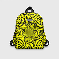 Детский рюкзак Ядовитая геометрическая иллюзия, цвет: 3D-принт