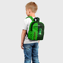 Детский рюкзак Minecraft creeper pattern, цвет: 3D-принт — фото 2
