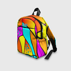 Детский рюкзак Яркая абстракция, цвет: 3D-принт — фото 2