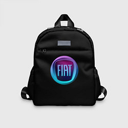 Детский рюкзак FIAT logo neon, цвет: 3D-принт