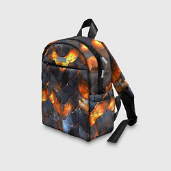 Детский рюкзак Чешуя в огне, цвет: 3D-принт — фото 2