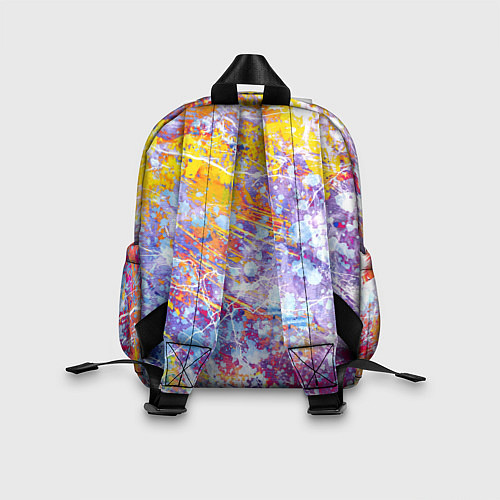 Детский рюкзак Абстракция - colorful madness / 3D-принт – фото 2