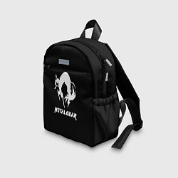 Детский рюкзак Metal gear logo, цвет: 3D-принт — фото 2