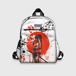 Детский рюкзак Женщина самурай, цвет: 3D-принт