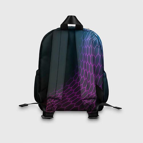Детский рюкзак Lexus neon hexagon / 3D-принт – фото 2