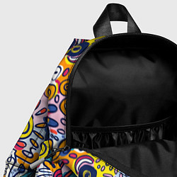Детский рюкзак Солнце и морские звёзды абстракция, цвет: 3D-принт — фото 2