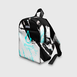 Детский рюкзак Assassins Creed краски текстура, цвет: 3D-принт — фото 2