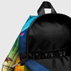 Детский рюкзак Полёт к чёрной дыре - нейросеть, цвет: 3D-принт — фото 2