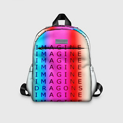 Детский рюкзак Imagine Dragons neon rock, цвет: 3D-принт