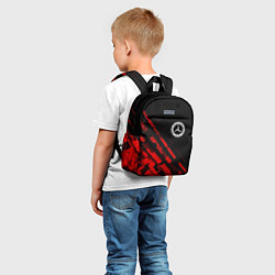 Детский рюкзак Mercedes sport grunge, цвет: 3D-принт — фото 2
