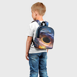 Детский рюкзак Чёрная дыра поглощает вселенную, цвет: 3D-принт — фото 2