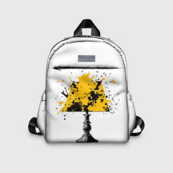 Детский рюкзак Распад желтой лампы, цвет: 3D-принт