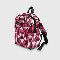 Детский рюкзак Розовые пиксели камуфляж, цвет: 3D-принт — фото 2