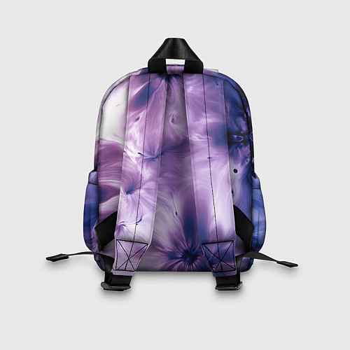 Детский рюкзак Синие и фиолетовые космические абстрактные узоры т / 3D-принт – фото 2