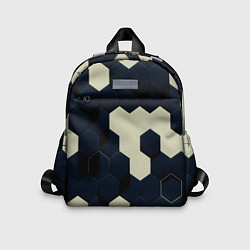Детский рюкзак Соты абстракция, цвет: 3D-принт