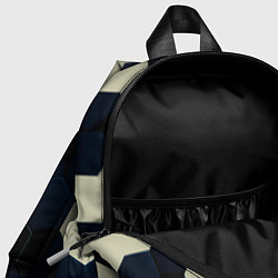 Детский рюкзак Соты абстракция, цвет: 3D-принт — фото 2