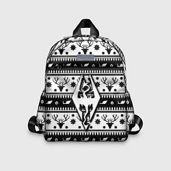 Детский рюкзак The Elder Scrolls winter deer pattern, цвет: 3D-принт