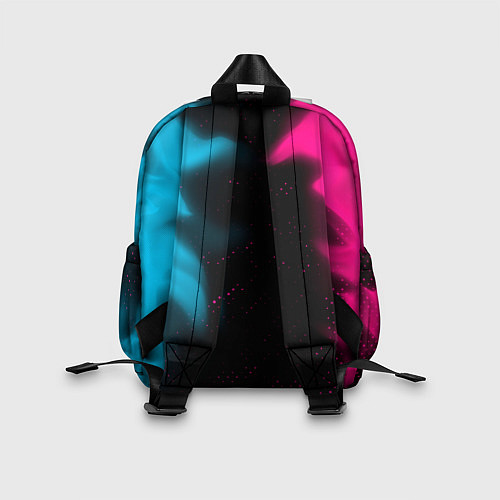 Детский рюкзак Sally Face - neon gradient по-центру / 3D-принт – фото 2