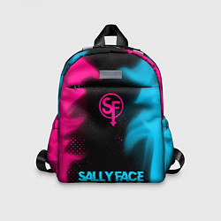 Детский рюкзак Sally Face - neon gradient по-центру, цвет: 3D-принт