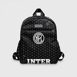 Детский рюкзак Inter sport на темном фоне по-центру, цвет: 3D-принт