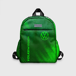 Детский рюкзак Volkswagen - green gradient вертикально, цвет: 3D-принт