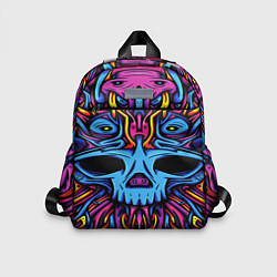 Детский рюкзак Skull tatoo steel, цвет: 3D-принт