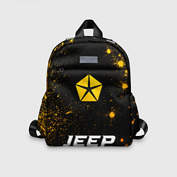 Детский рюкзак Jeep - gold gradient по-центру, цвет: 3D-принт