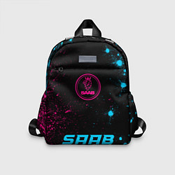 Детский рюкзак Saab - neon gradient по-центру, цвет: 3D-принт