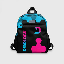 Детский рюкзак Deadlock - neon gradient вертикально, цвет: 3D-принт