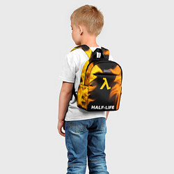Детский рюкзак Half-Life - gold gradient по-центру, цвет: 3D-принт — фото 2