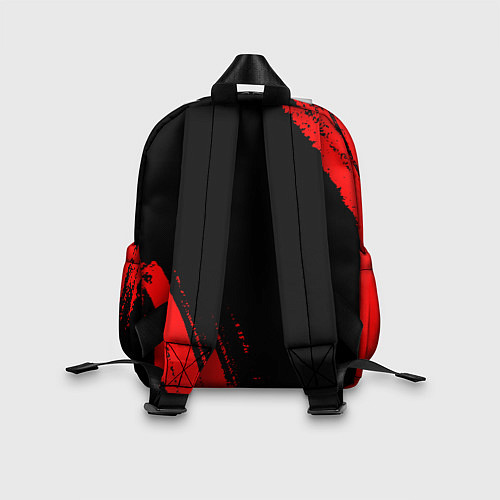 Детский рюкзак Hoffenheim - red gradient вертикально / 3D-принт – фото 2