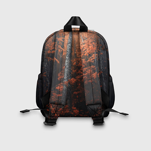 Детский рюкзак Медведь в осеннем лесу / 3D-принт – фото 2