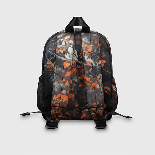 Детский рюкзак Лис в пасмурном лесу / 3D-принт – фото 2