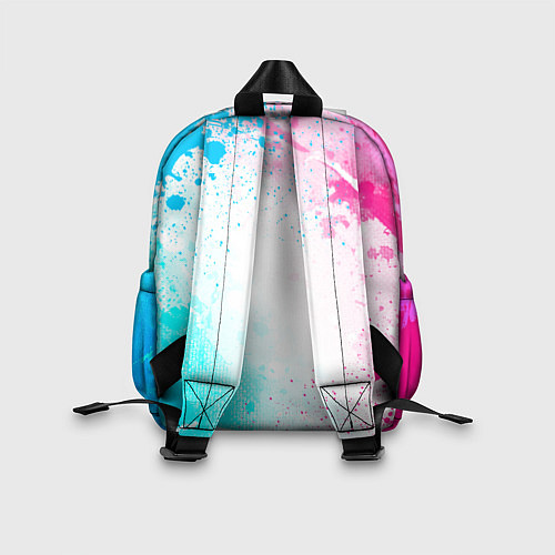 Детский рюкзак Sporting neon gradient style по-центру / 3D-принт – фото 2